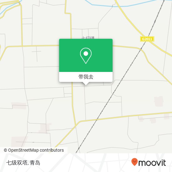 七级双塔地图