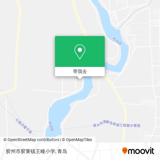胶州市胶莱镇王疃小学地图