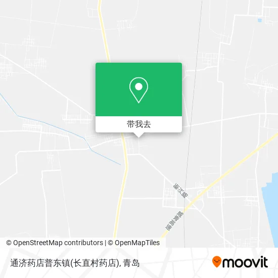 通济药店普东镇(长直村药店)地图