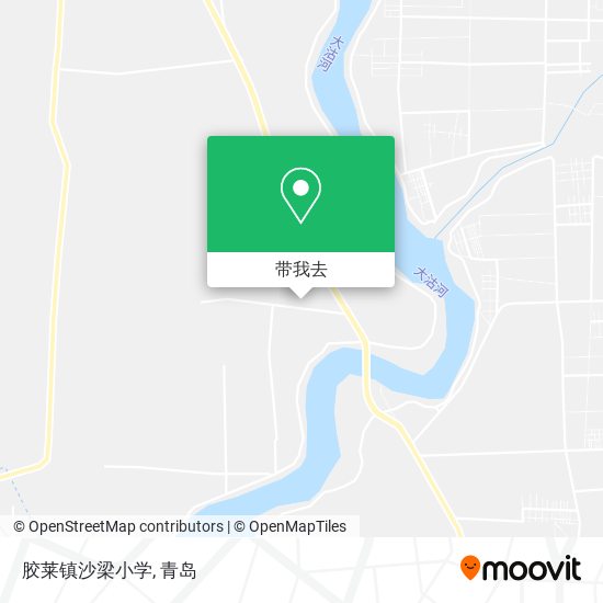 胶莱镇沙梁小学地图