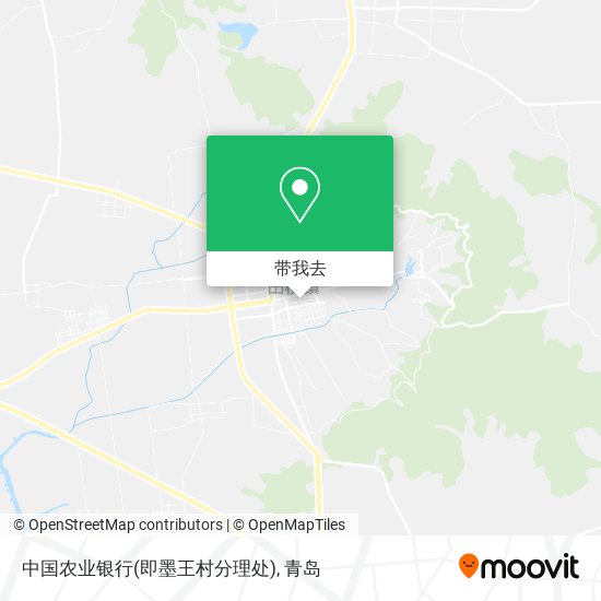 中国农业银行(即墨王村分理处)地图