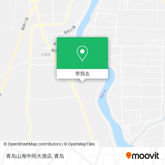 青岛山海中间大酒店地图