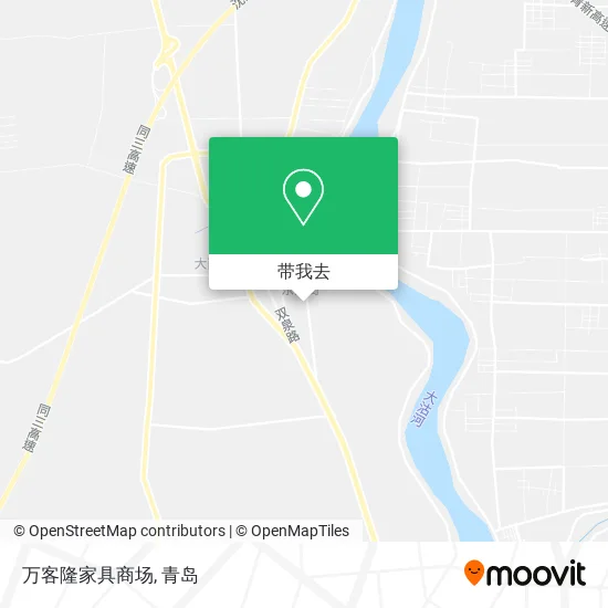 万客隆家具商场地图