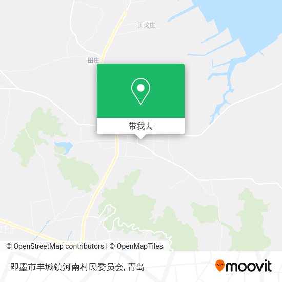 即墨市丰城镇河南村民委员会地图