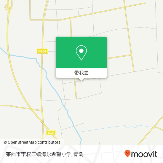莱西市李权庄镇海尔希望小学地图