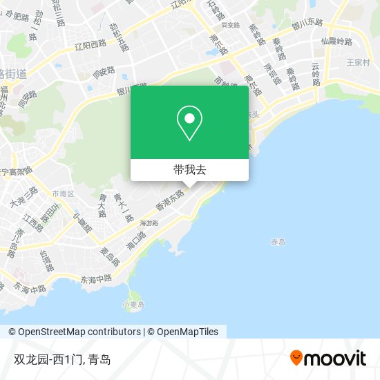 双龙园-西1门地图