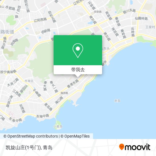 凯旋山庄(1号门)地图