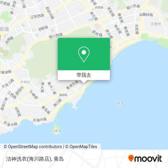 洁神洗衣(海川路店)地图