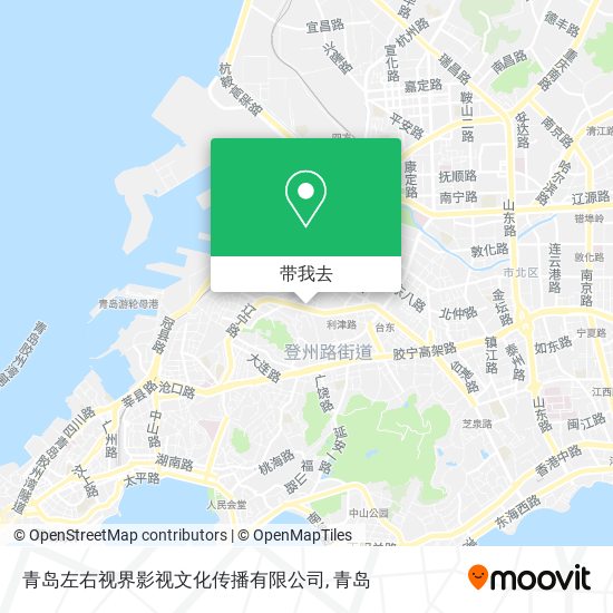 青岛左右视界影视文化传播有限公司地图