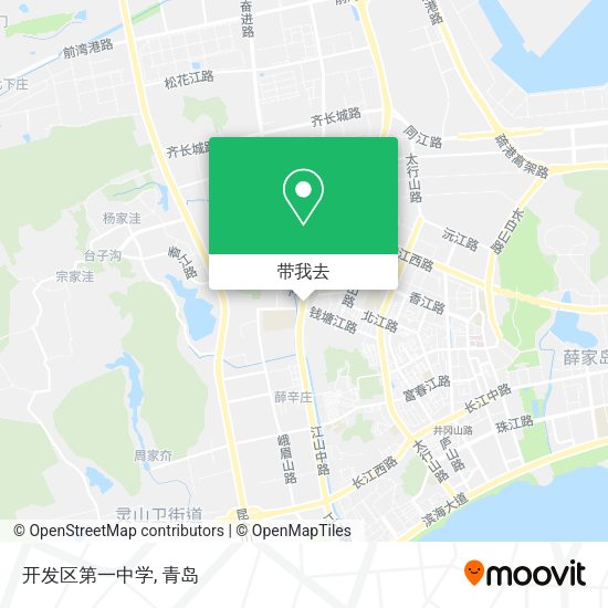 开发区第一中学地图