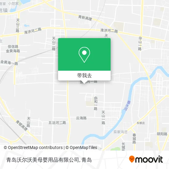青岛沃尔沃美母婴用品有限公司地图
