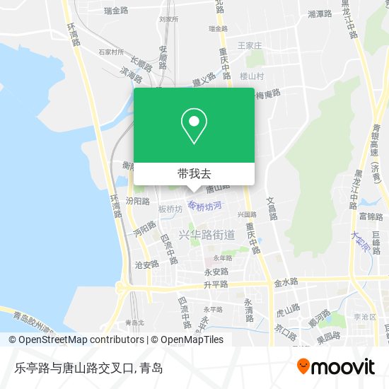 乐亭路与唐山路交叉口地图