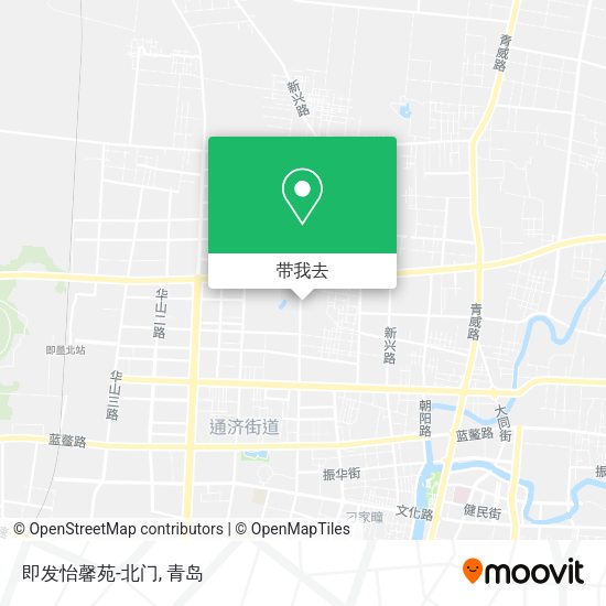 即发怡馨苑-北门地图