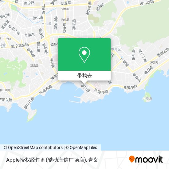 Apple授权经销商(酷动海信广场店)地图