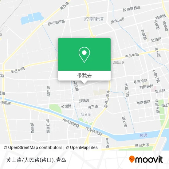 黄山路/人民路(路口)地图