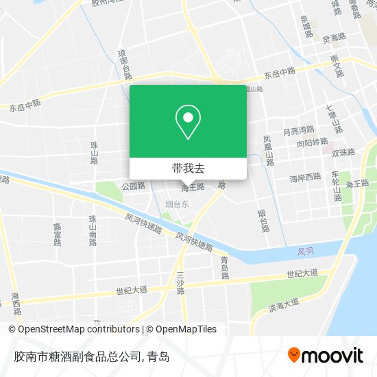 胶南市糖酒副食品总公司地图