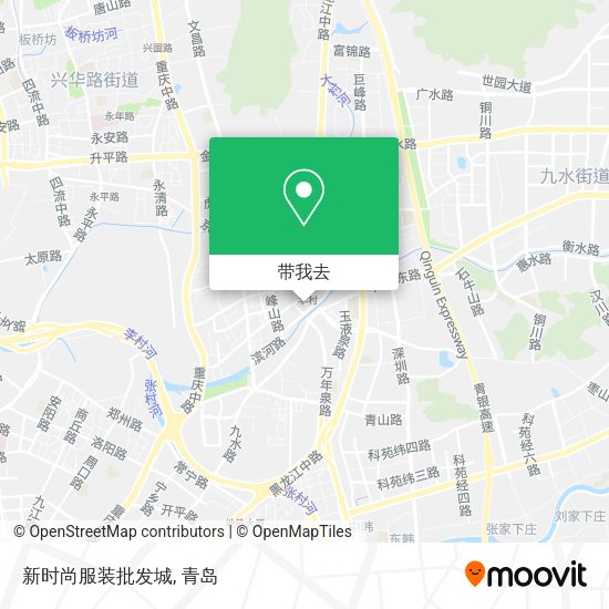 新时尚服装批发城地图