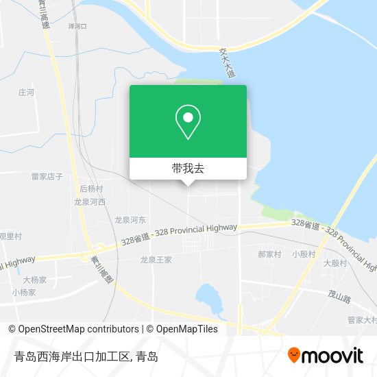 青岛西海岸出口加工区地图