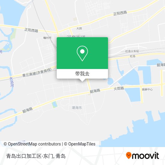 青岛出口加工区-东门地图
