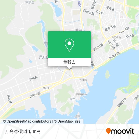 月亮湾-北2门地图