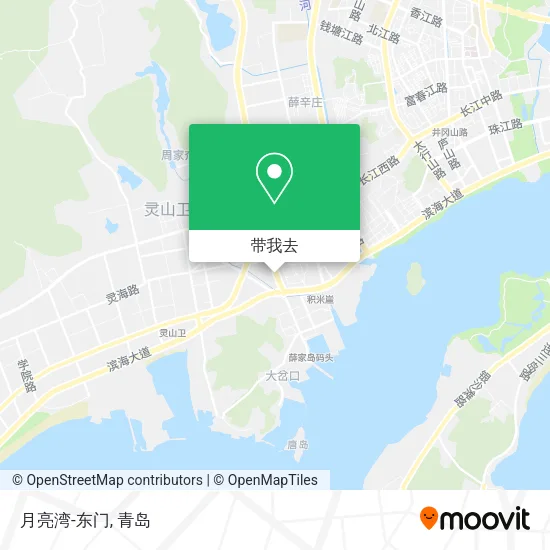 月亮湾-东门地图