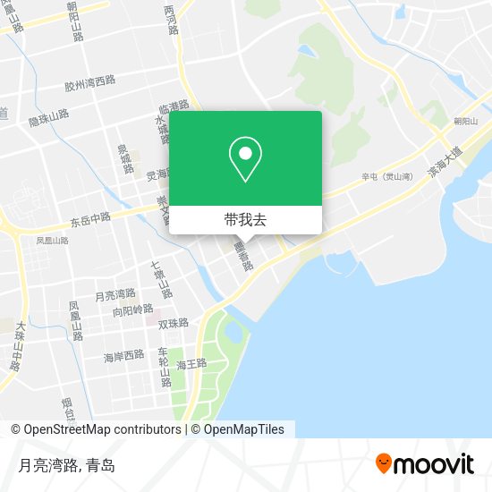 月亮湾路地图