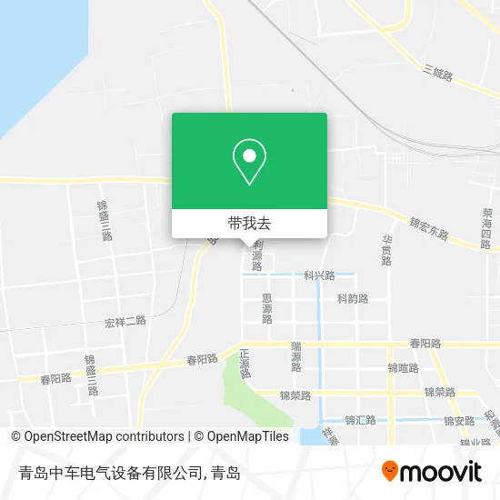 青岛中车电气设备有限公司地图