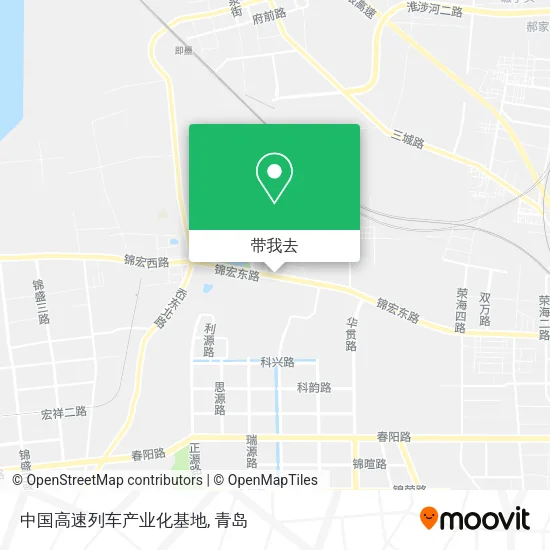 中国高速列车产业化基地地图