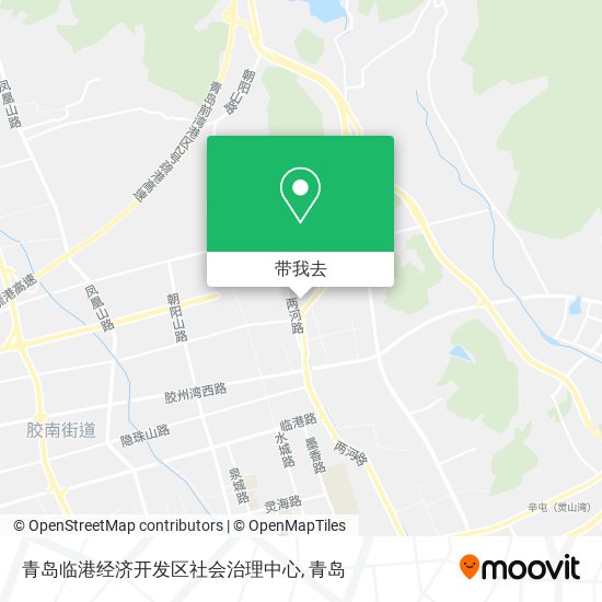 青岛临港经济开发区社会治理中心地图
