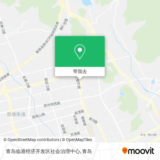 青岛临港经济开发区社会治理中心地图