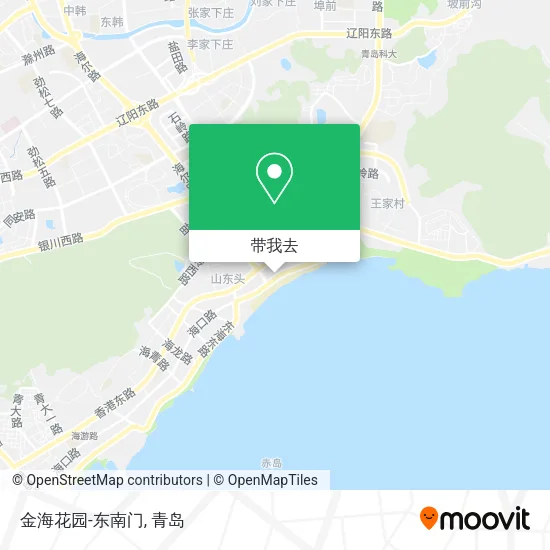 金海花园-东南门地图