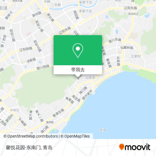 馨悦花园-东南门地图