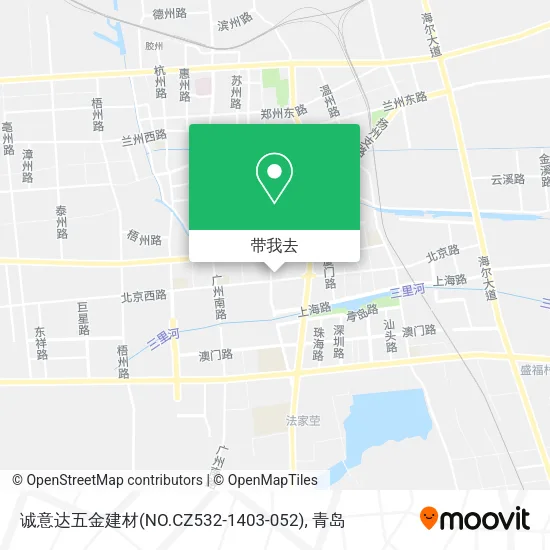 诚意达五金建材(NO.CZ532-1403-052)地图