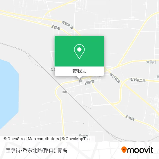 宝泉街/岙东北路(路口)地图