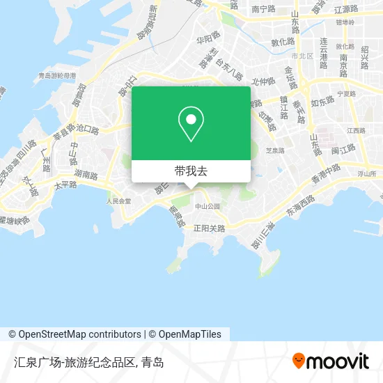 汇泉广场-旅游纪念品区地图