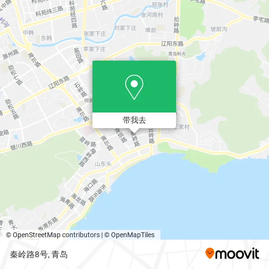 秦岭路8号地图
