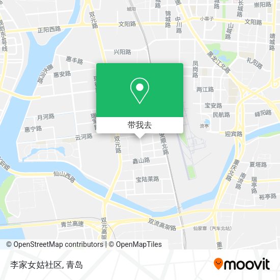李家女姑社区地图