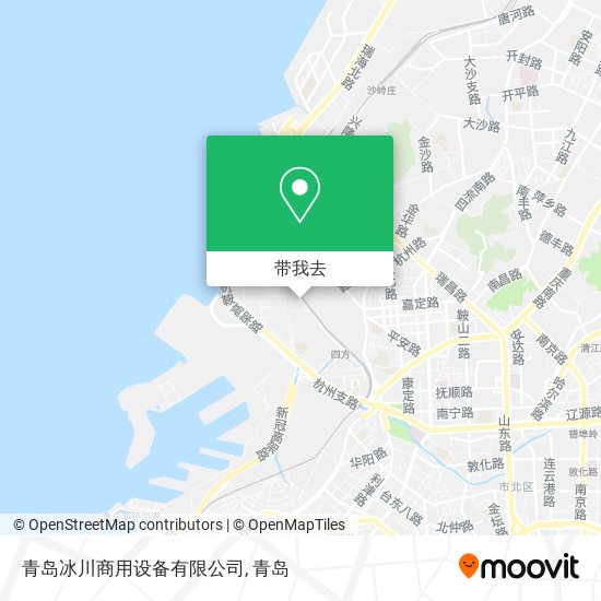 青岛冰川商用设备有限公司地图