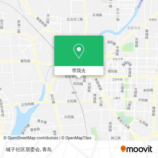 城子社区居委会地图