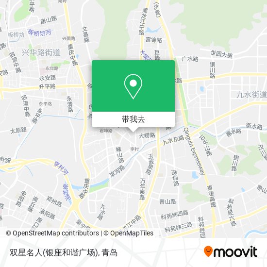 双星名人(银座和谐广场)地图
