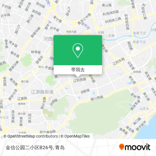 金信公园二小区B26号地图