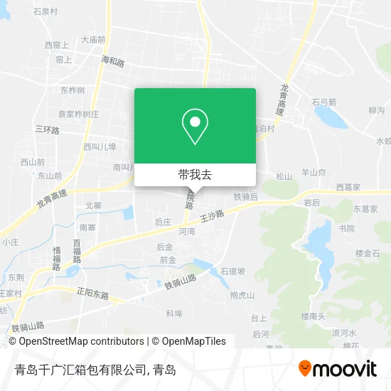 青岛千广汇箱包有限公司地图