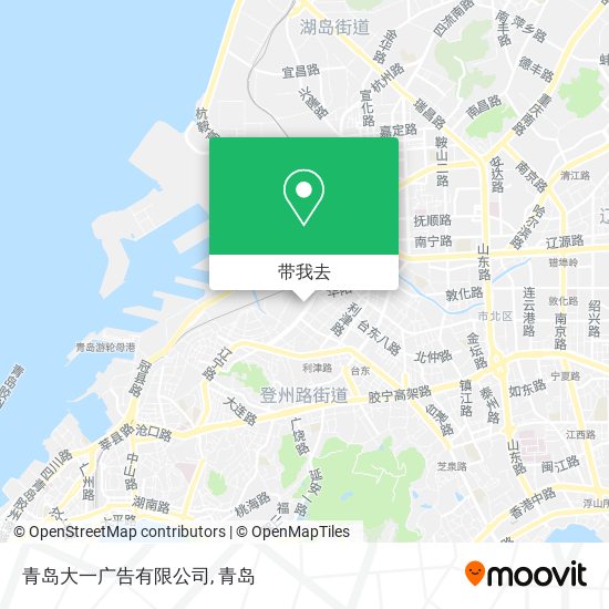 青岛大一广告有限公司地图