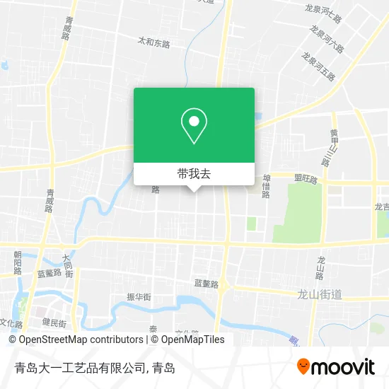 青岛大一工艺品有限公司地图