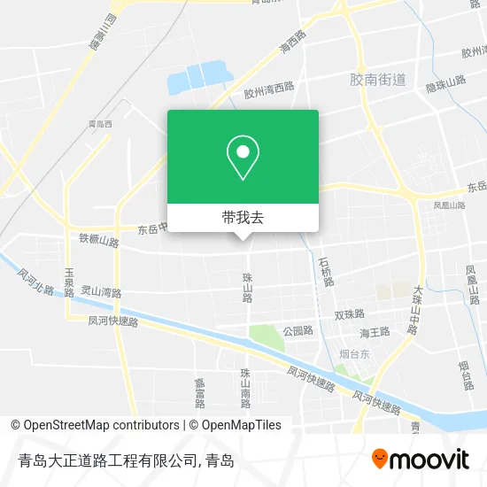 青岛大正道路工程有限公司地图