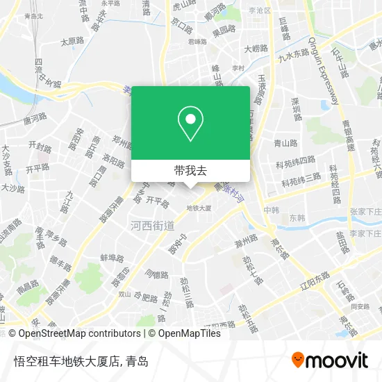 悟空租车地铁大厦店地图