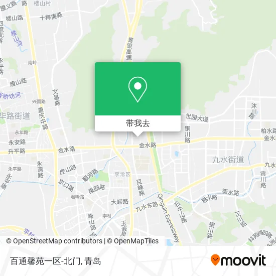 百通馨苑一区-北门地图