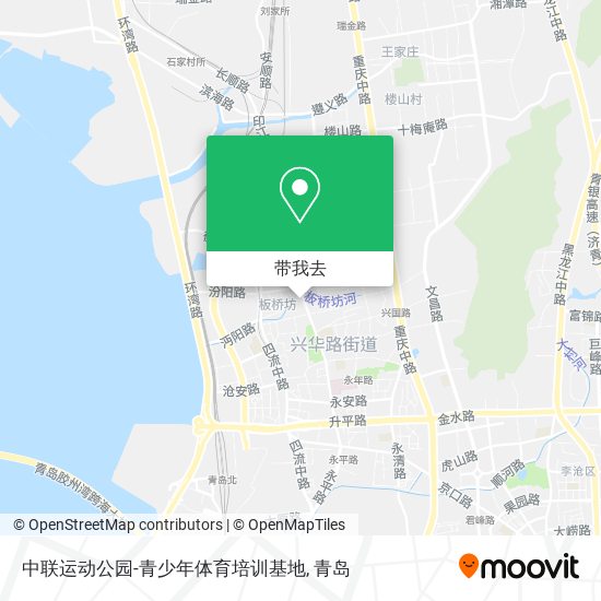 中联运动公园-青少年体育培训基地地图
