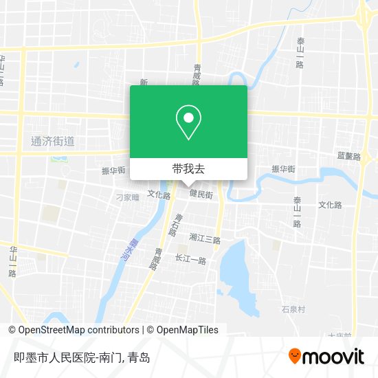 即墨市人民医院-南门地图