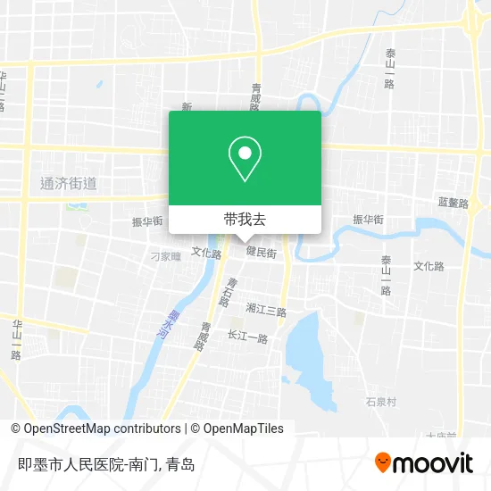 即墨市人民医院-南门地图